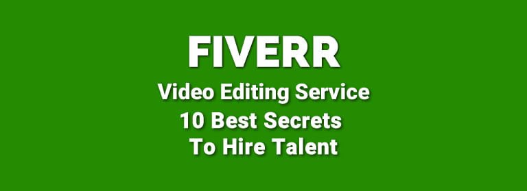 fiverr video editing